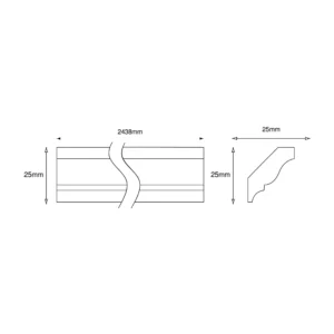 CROWN MOULDING M crown 8